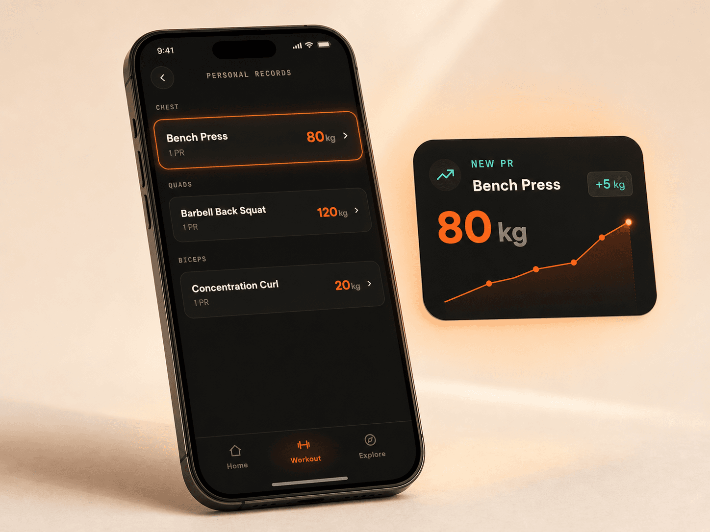 PR Tracking in PushupPro